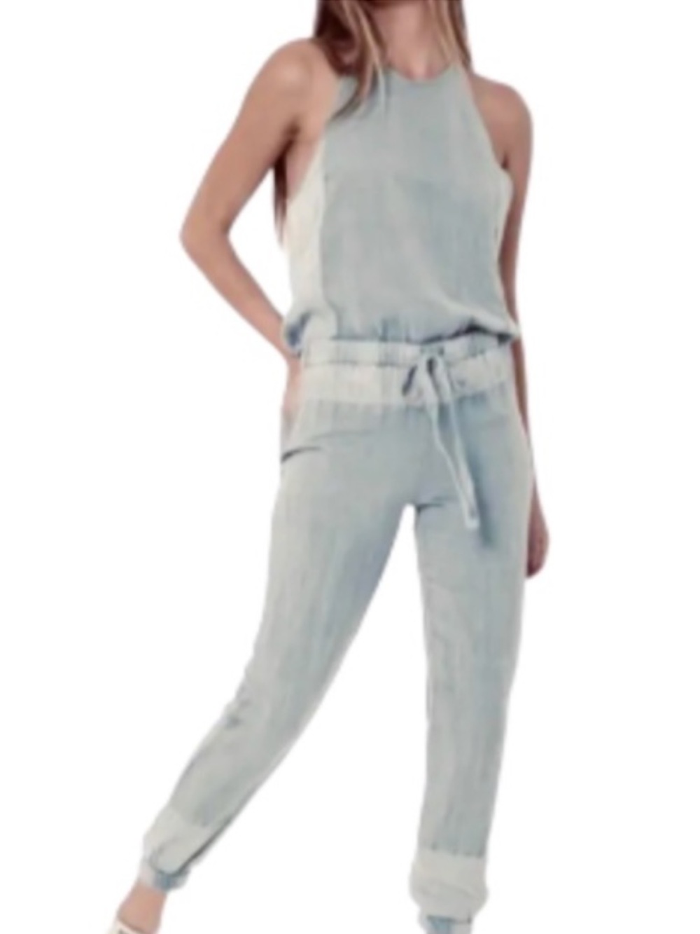 Young Fabulous And Broke Diego Sleeveless Keyhole Back Romper | S